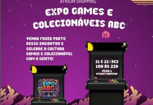 Segunda edição da Expo Games e Colecionáveis ABC acontece neste fim de semana no Atrium Shopping